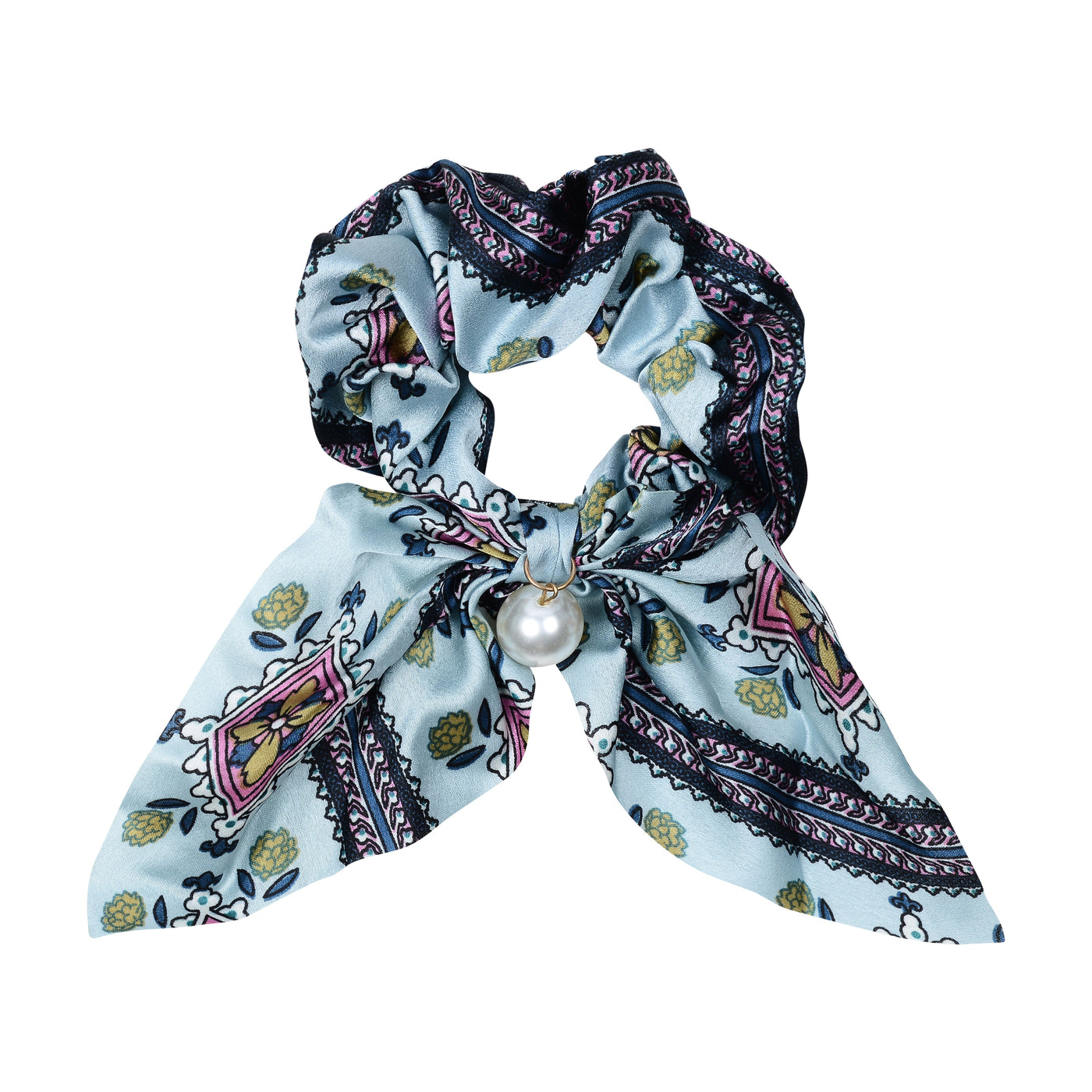 Equestrian Scrunchie | Light Blue