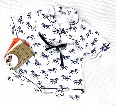 LoLetta | Women's Vintage Horse Print Pyjamas