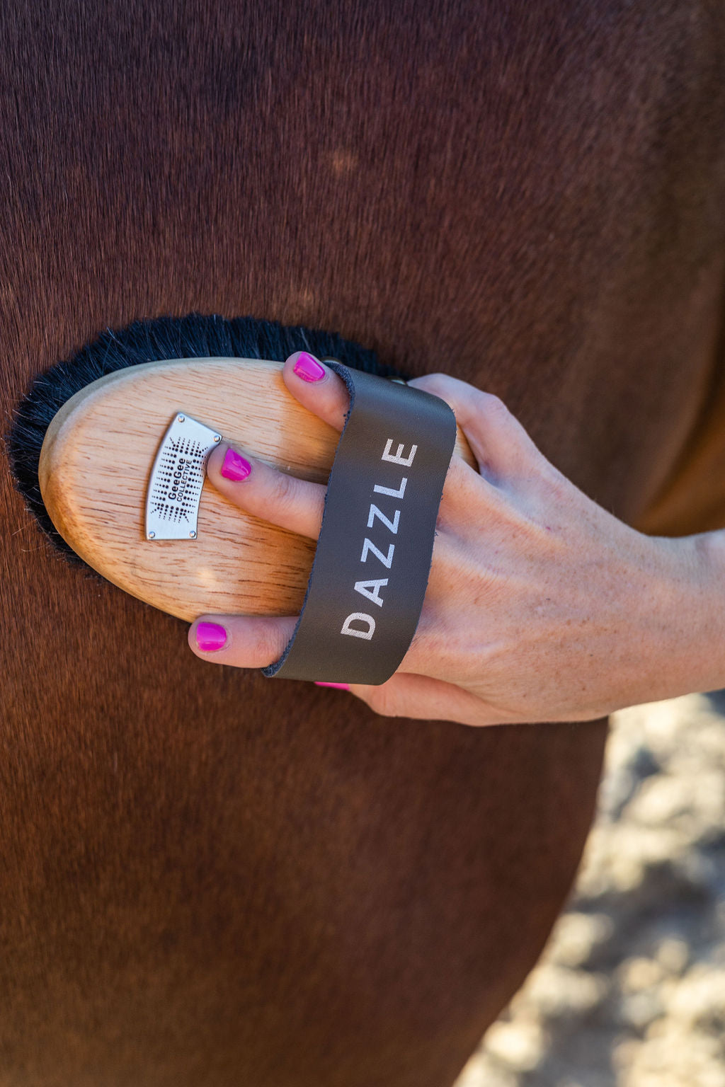 'Dazzle' Wool Body Brush