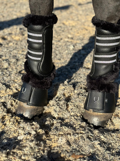 Aero 2.0 | Cool Flow Brushing Boots | Black